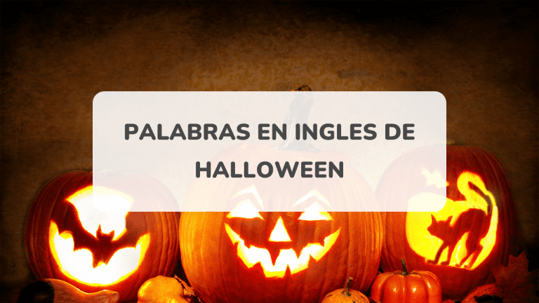 palabras en ingles halloween